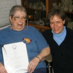 Wish recipient Judith Szabo with her case manager, Bernadette O'Connor