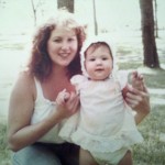 Starter Mom Nicole Loughan with her mother Kathy Tirrell 1981