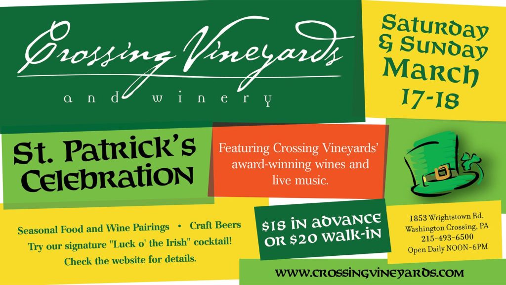 crossing vineyards st pats 2018