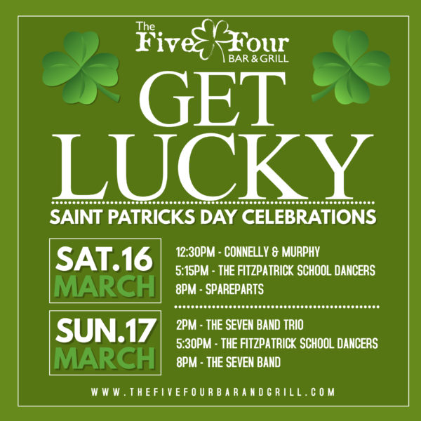 TheFiveFourBarAndGrill St. Patrick's Day