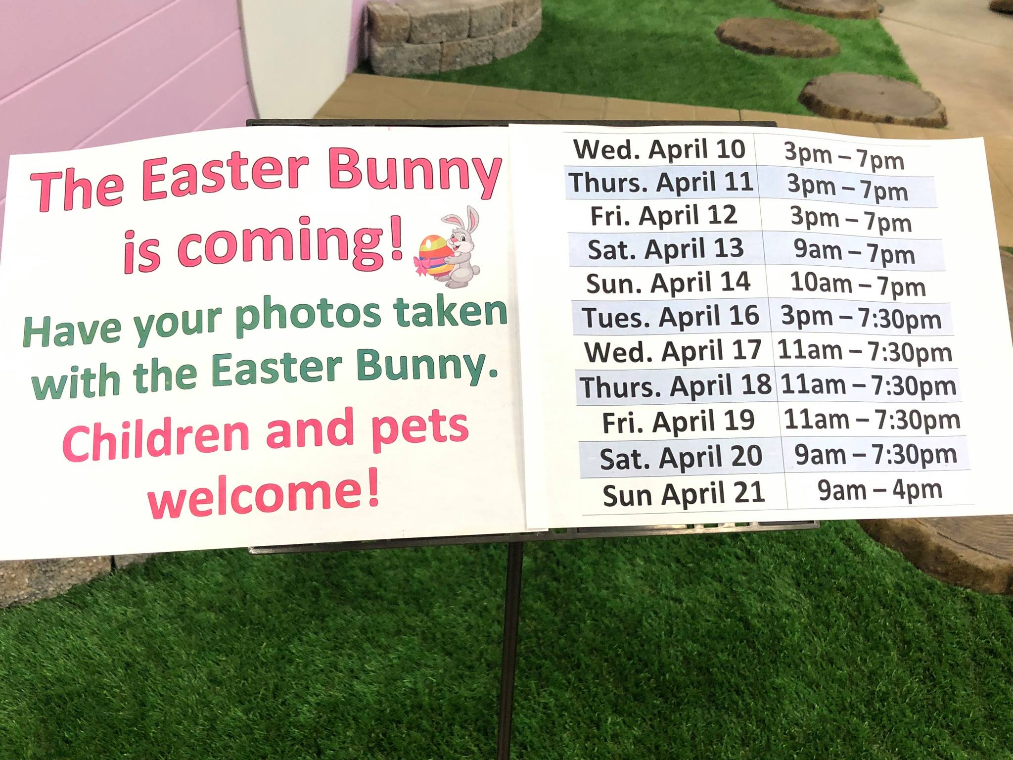 Fairless Hills Garden Center Easter Bunny Bucks Happening