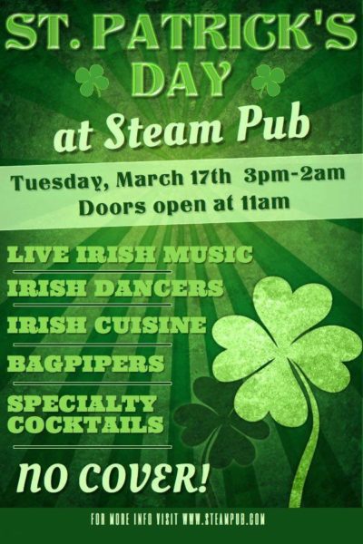 Steam Pub St Pats