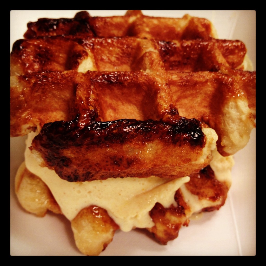 Flavors of Fall Nina's Waffles, Pumpkin Ice Cream, & Apple Frites