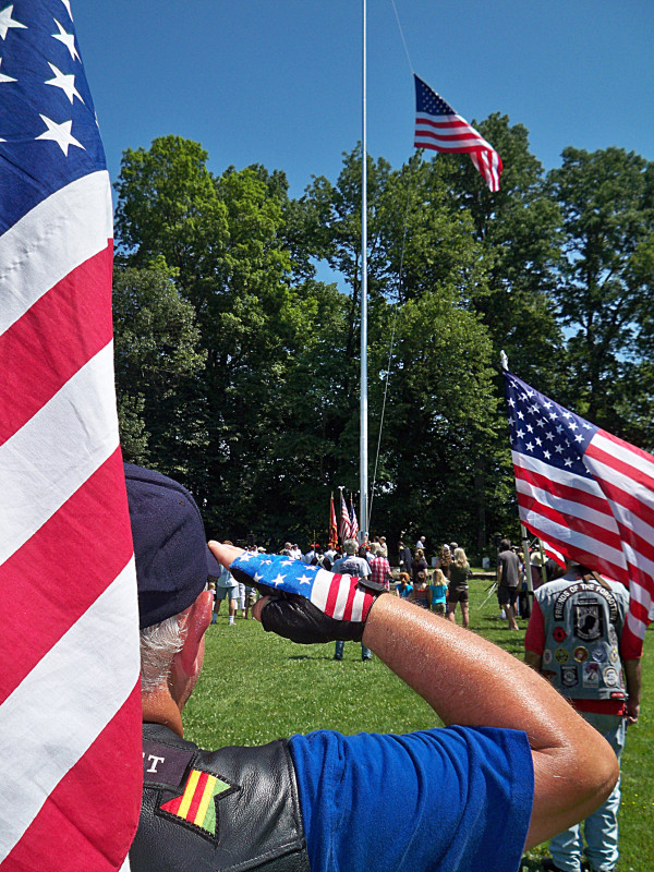 Memorial Day observation in Washington Crossing Historic Park 2013