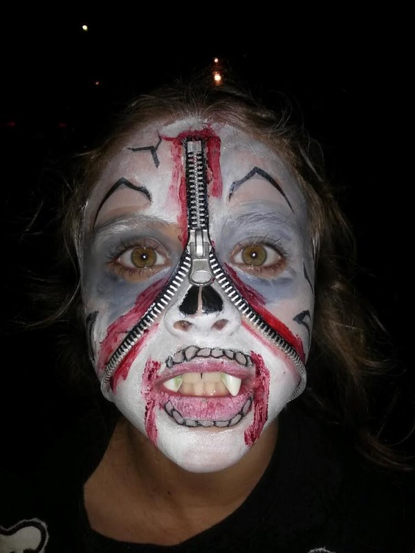 #3 Ariella Goss, Zipper Face Skelovamp