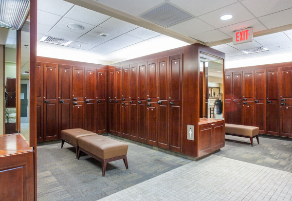 locker room