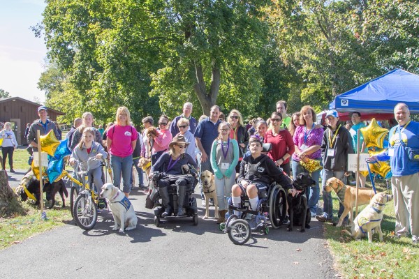 Starting line of DogFest Philly Walk 'n Roll 2015