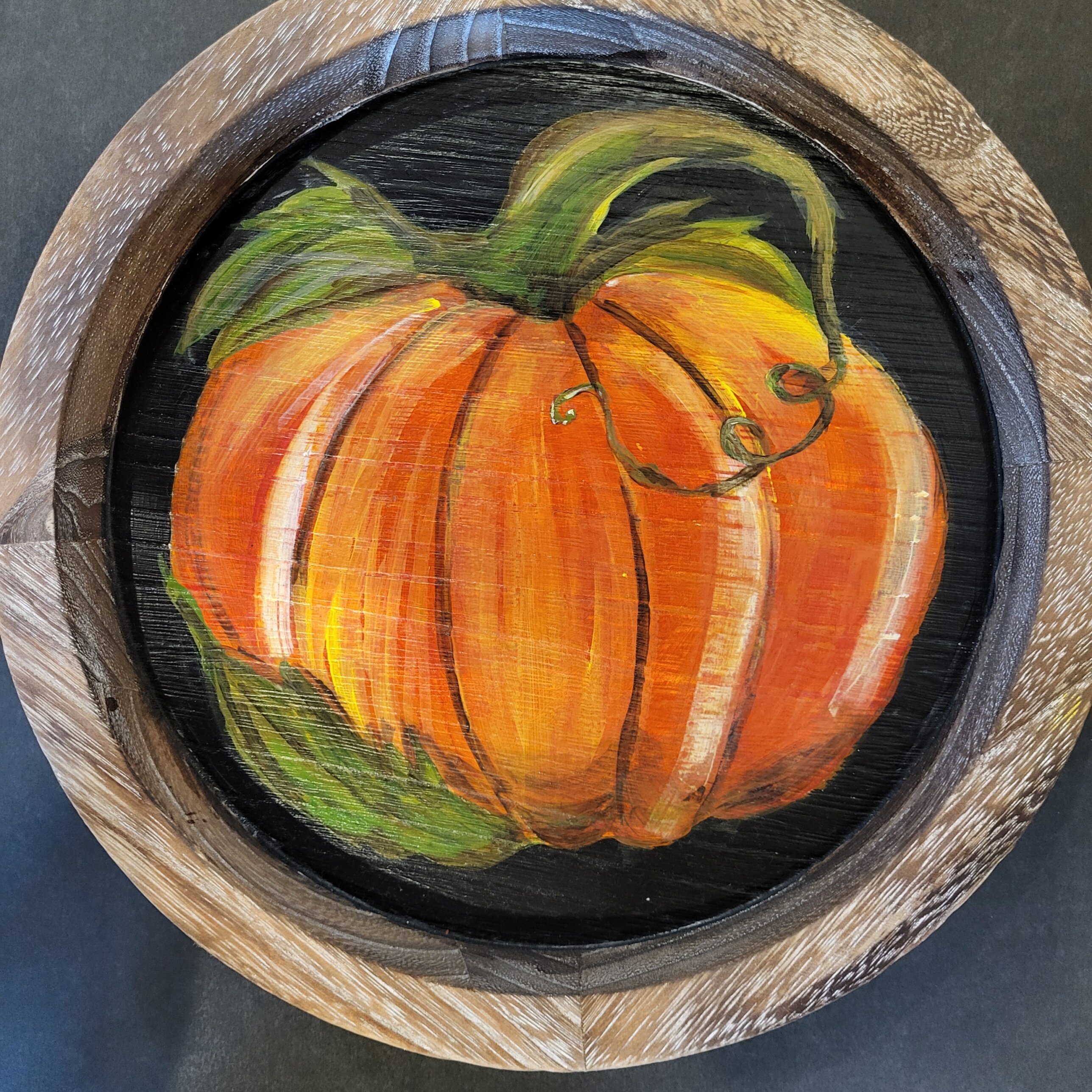 New pumpkin serving tray