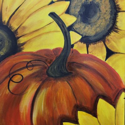 PumpkinandSunflower